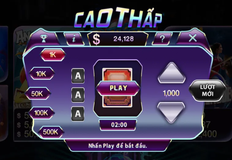 Minigame Cao Thấp Tại 789Club Sân Chơi Đỉnh Cao Thắng Lớn Mỗi Giây Mỗi Ngày