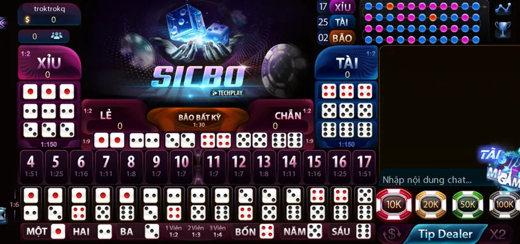 Sicbo Casino Tại 789Club Trải Nghiệm Đỉnh Cao Với Tỷ Lệ Chiến Thắng Cực Khủng